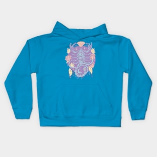 Retro Blend Mystic Scorpio Zodiac Kids Hoodie